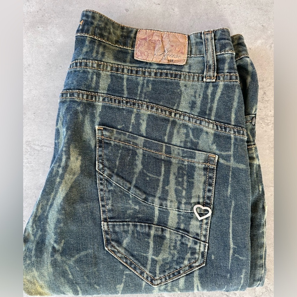 Please Vintage Glam | Made in Italy | Acid Wash Skinny Jeans | Large - Picture 13 of 13